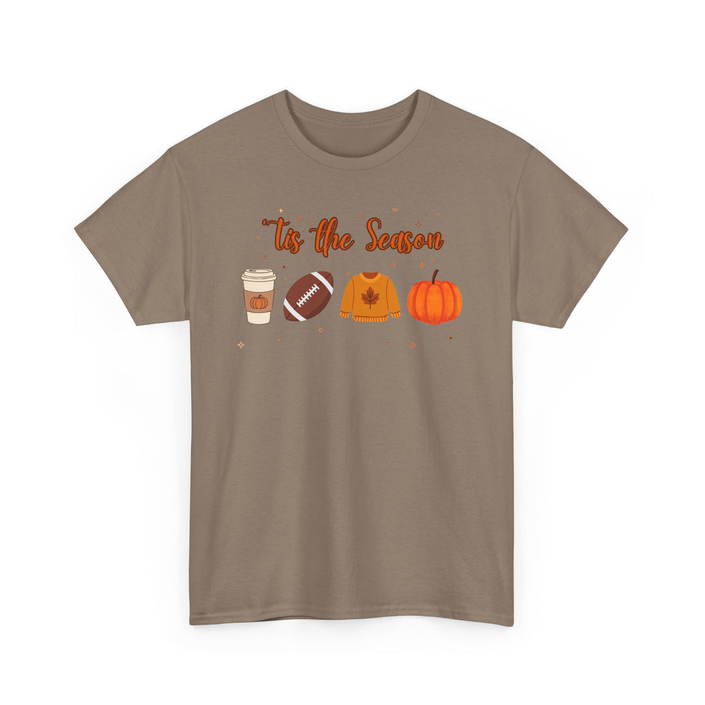 Tis the season football Heavy Cotton Tee