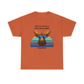 Funny Moose T-Shirt — 'What Do You Call a Moose With No Name? Anonymoose' Retro Sunglasses Tee