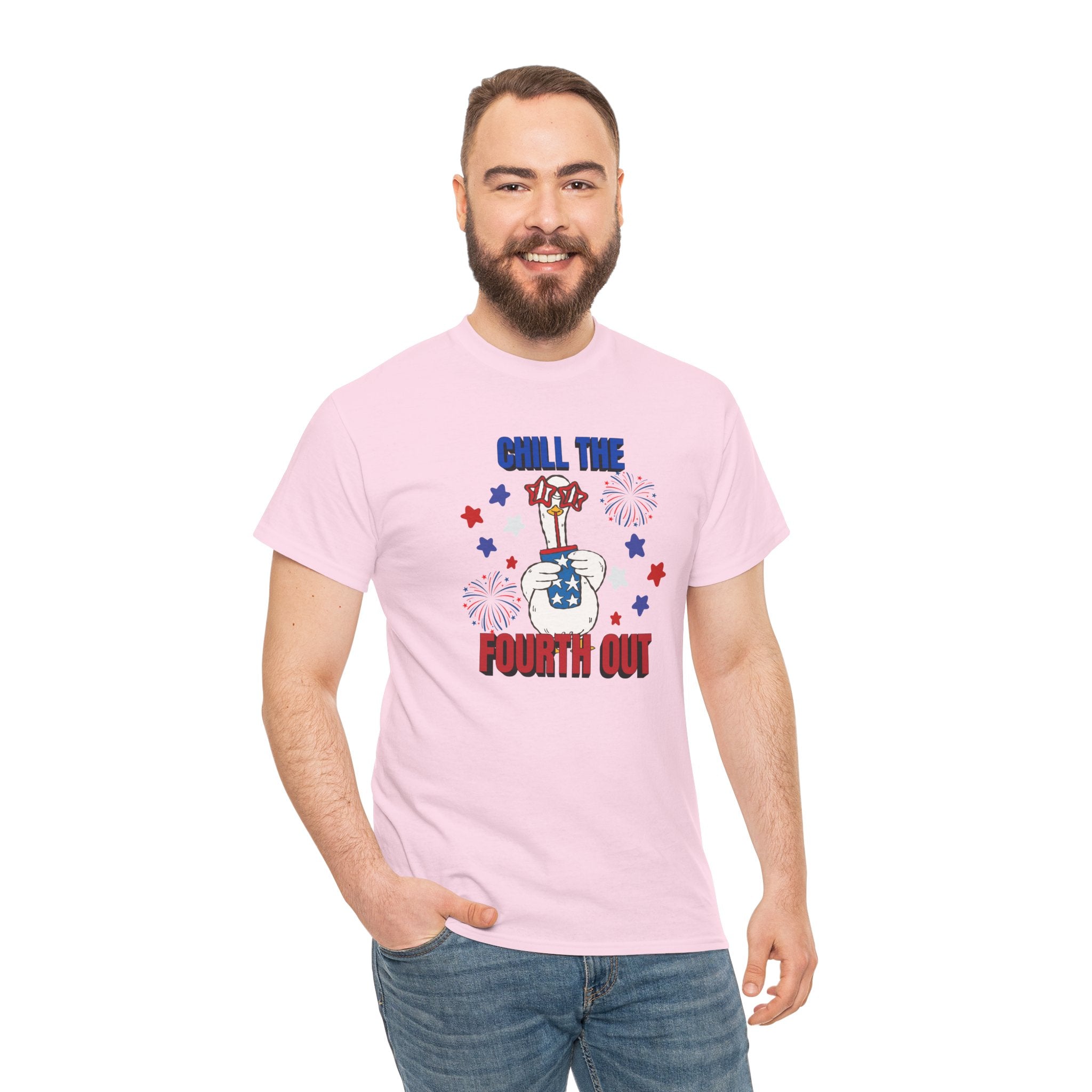 Chill the FOURTH Out - Funny Goose T-Shirt