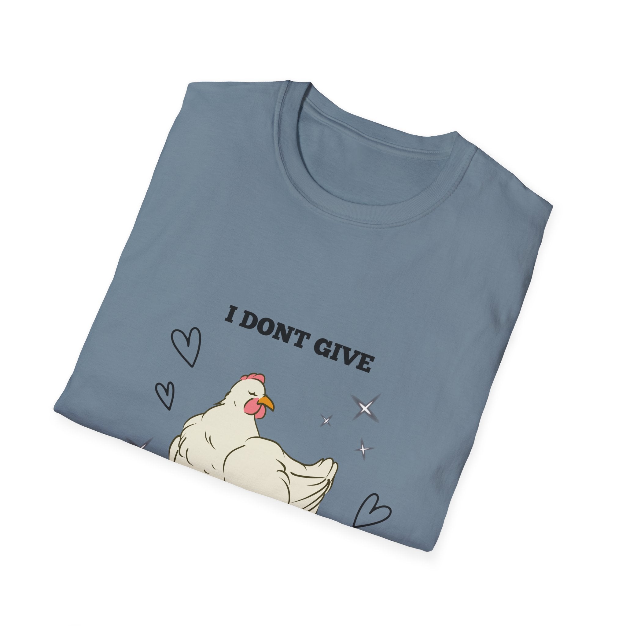 I Don't Give a Flying Cluck T-Shirt — Cute Sarcastic Chicken Graphic Tee