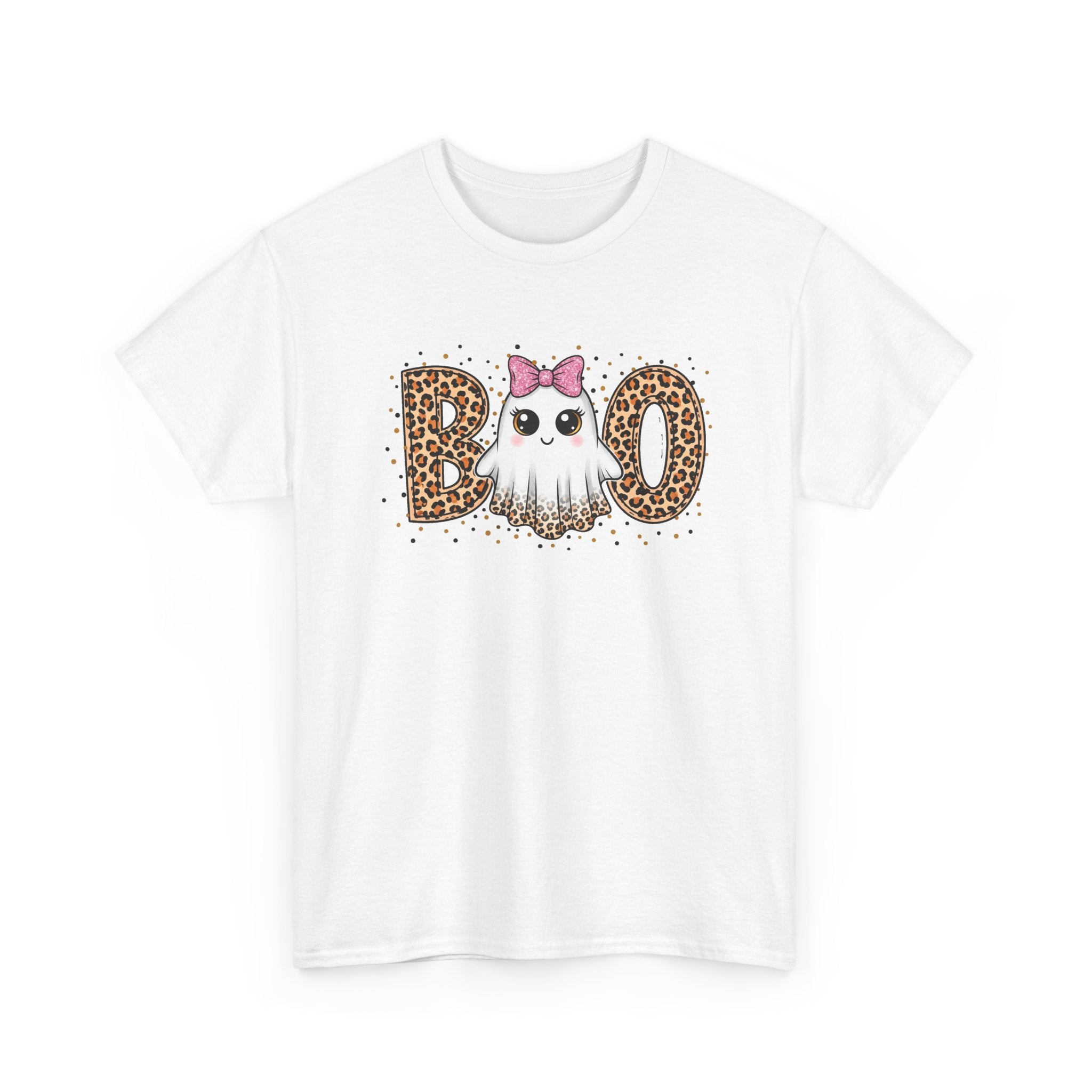 BOO -Cute Ghost Unisex Heavy Cotton Tee
