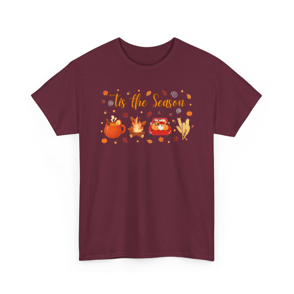 Tis the season pumpkin Heavy Cotton Tee