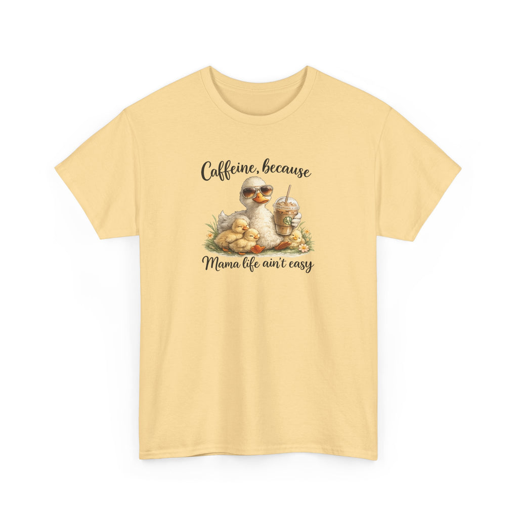 Mom Life Coffee Tee — Cute Mom & Baby Duck Caffeine Shirt