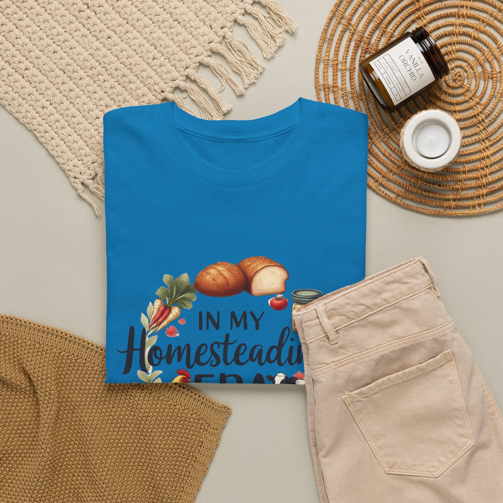 Homesteading Era Tee — Cute Bread, Chickens & Eggs Design