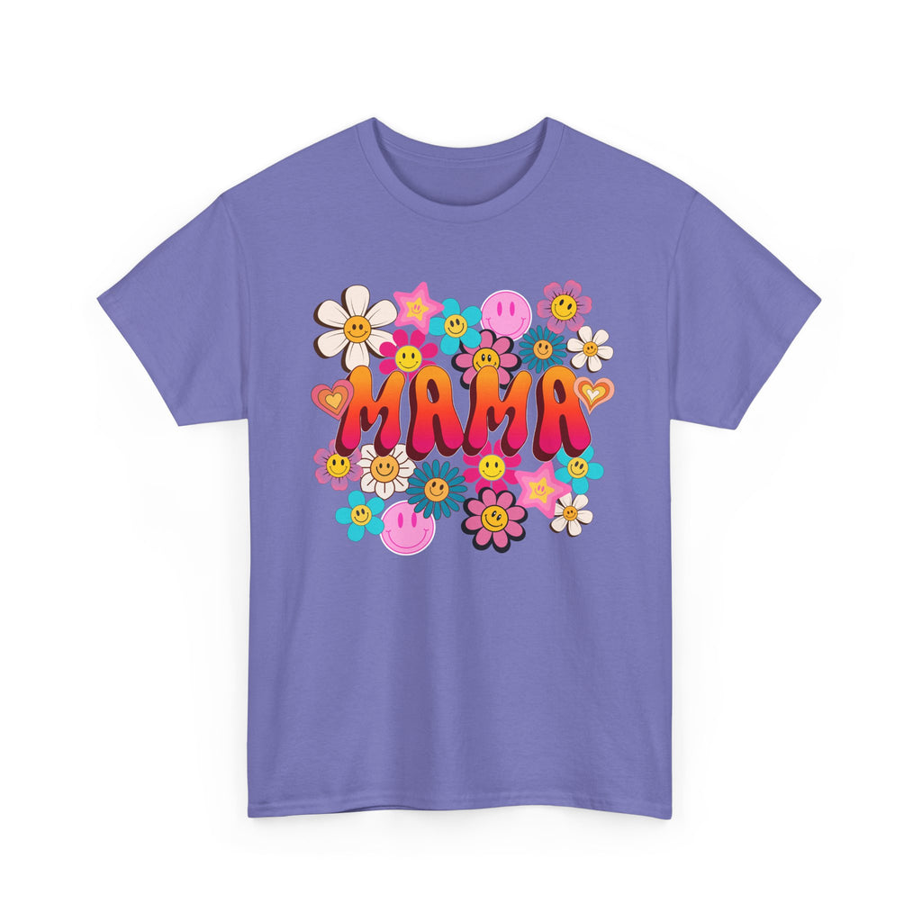 Mama Floral Tee — Retro Cute Flower Mom T‑Shirt