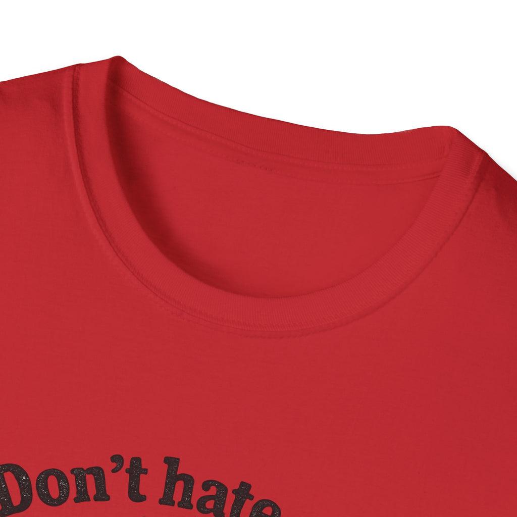Beardaful T‑Shirt — "Don't hate me cuz I'm Beardaful" Funny Beard Lover Tee