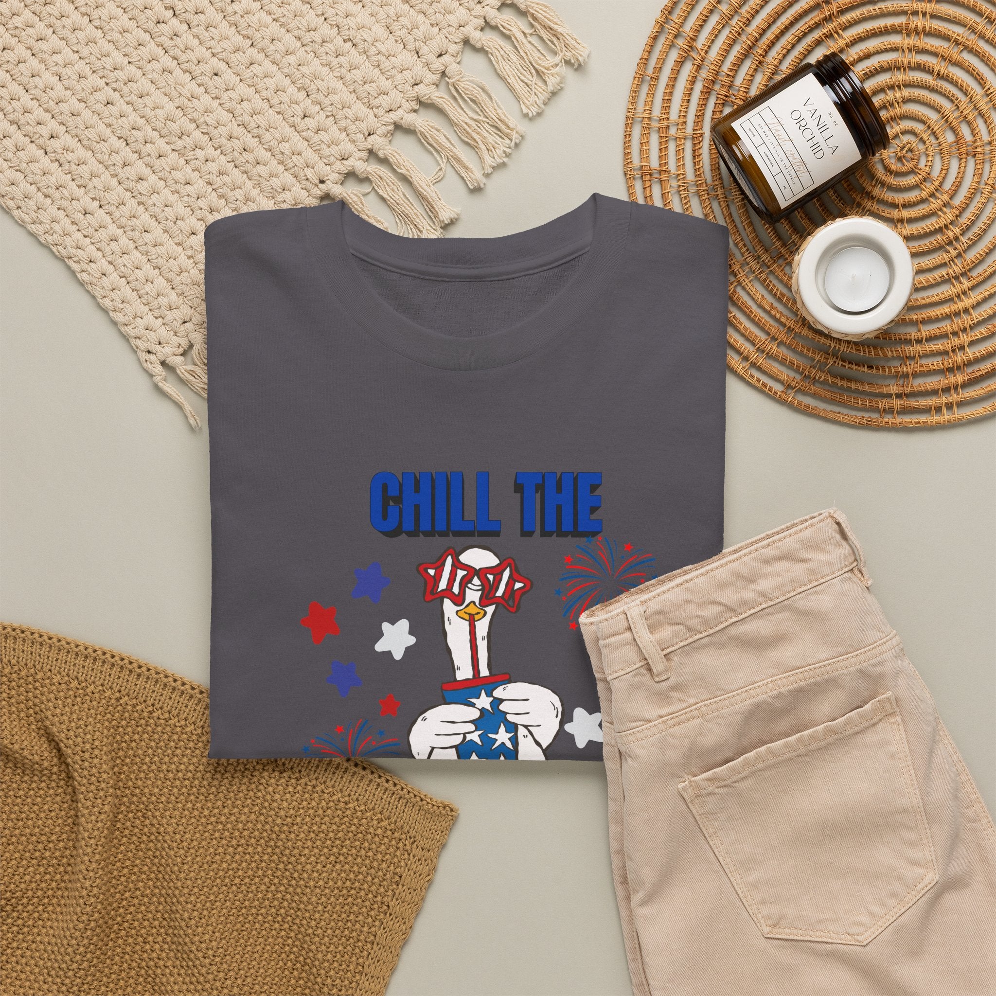 Chill the FOURTH Out - Funny Goose T-Shirt