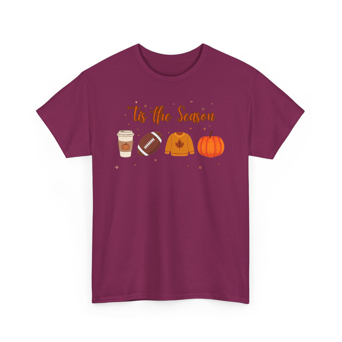 Tis the season football Heavy Cotton Tee