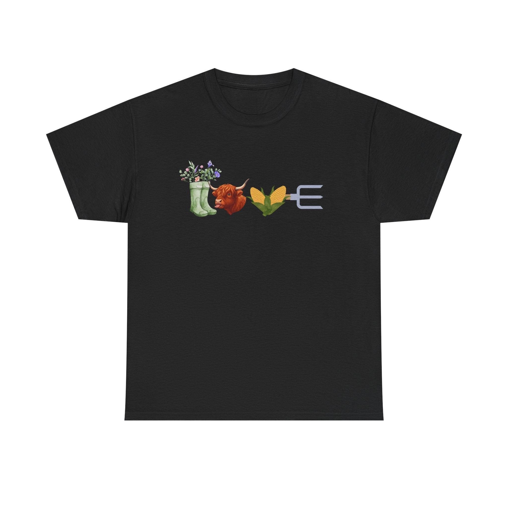 T-Shirt — Floral Garden Love Icons Tee