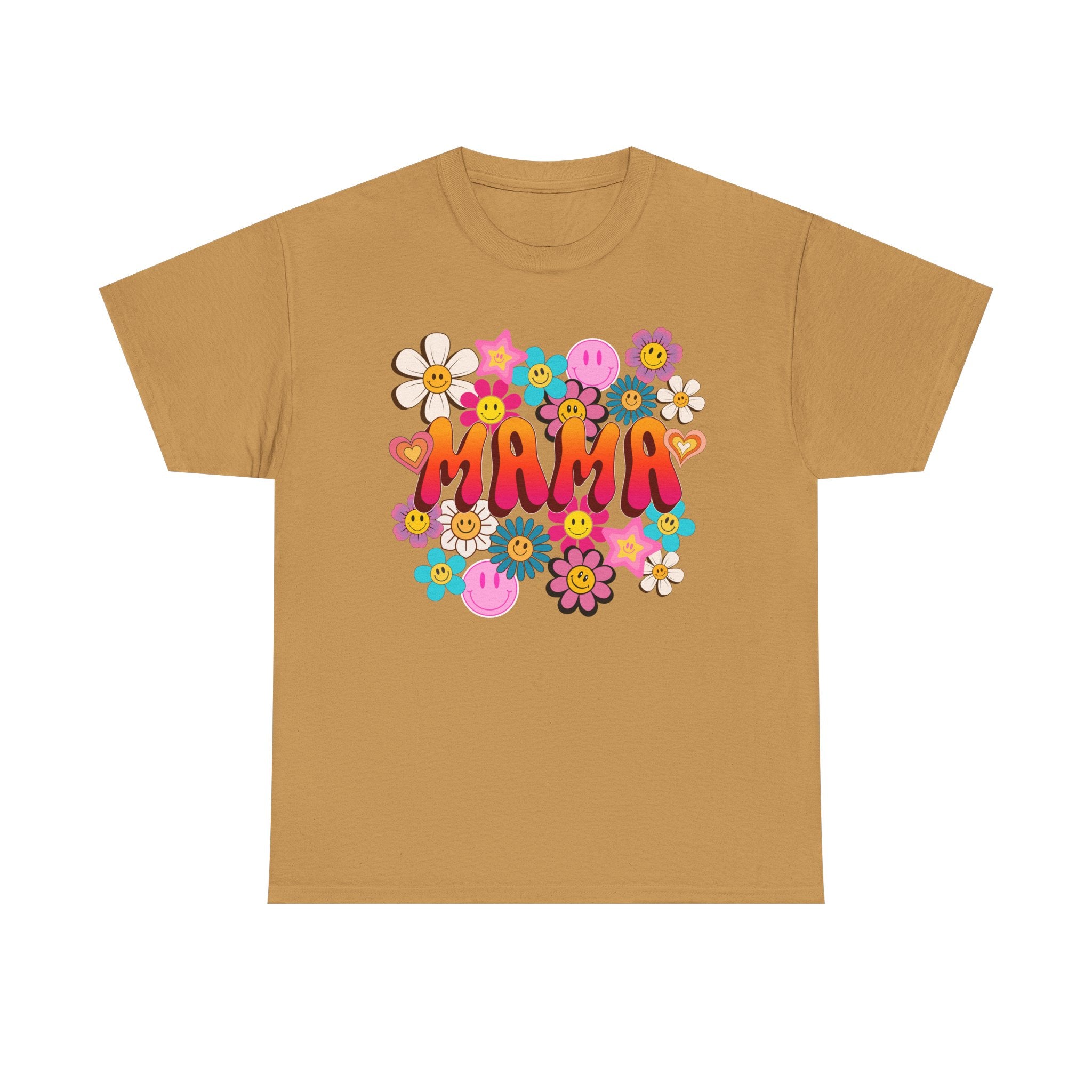 Mama Floral Tee — Retro Cute Flower Mom T‑Shirt