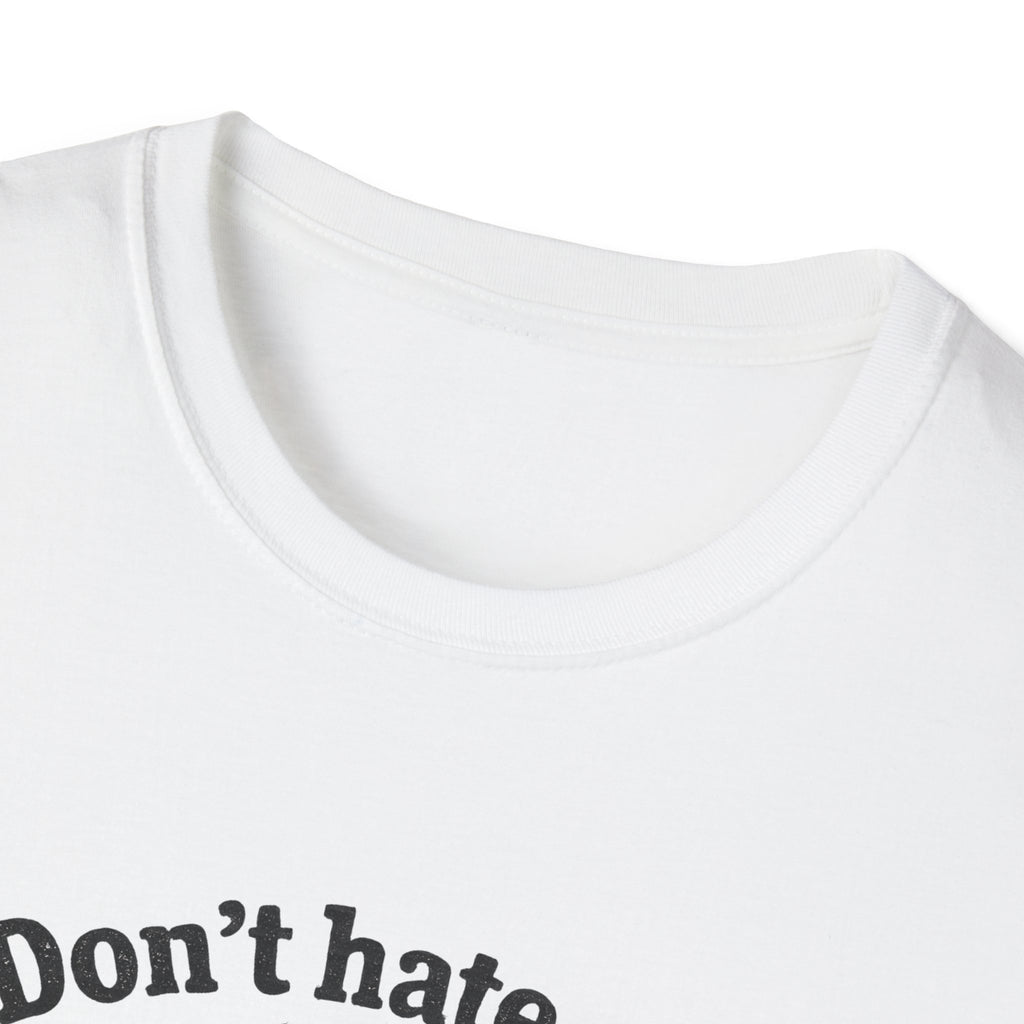 Beardaful T‑Shirt — "Don't hate me cuz I'm Beardaful" Funny Beard Lover Tee