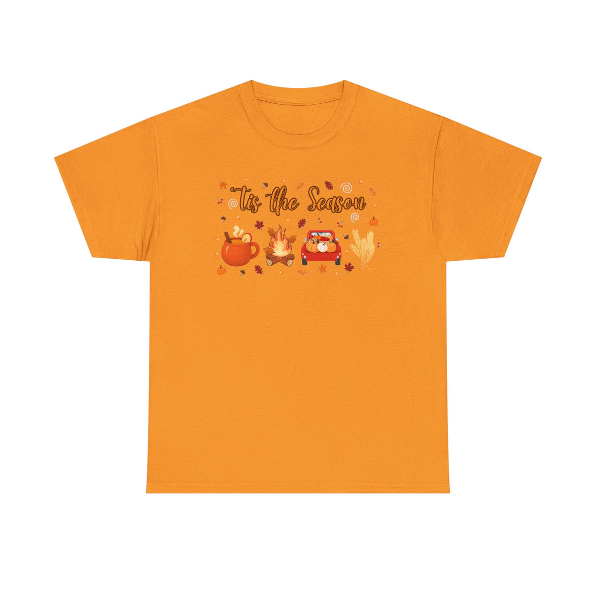 Tis the season pumpkin Heavy Cotton Tee