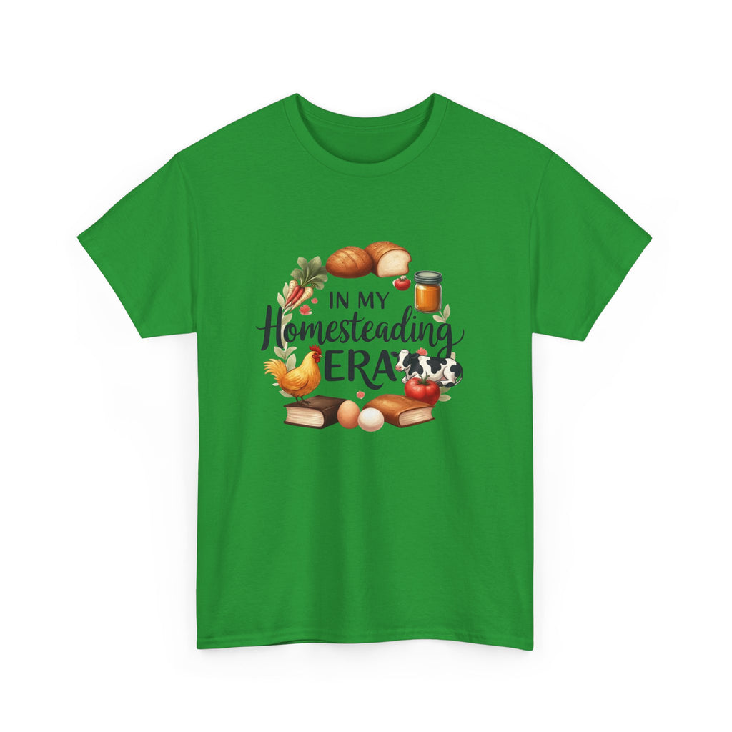 Homesteading Era Tee — Cute Bread, Chickens & Eggs Design