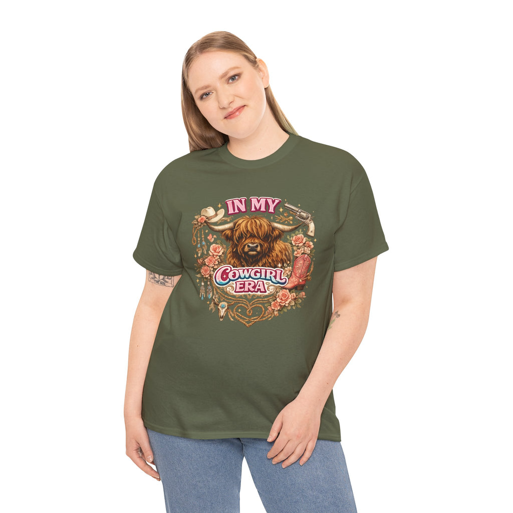 In My Cowgirl Era Highland Cow Tee