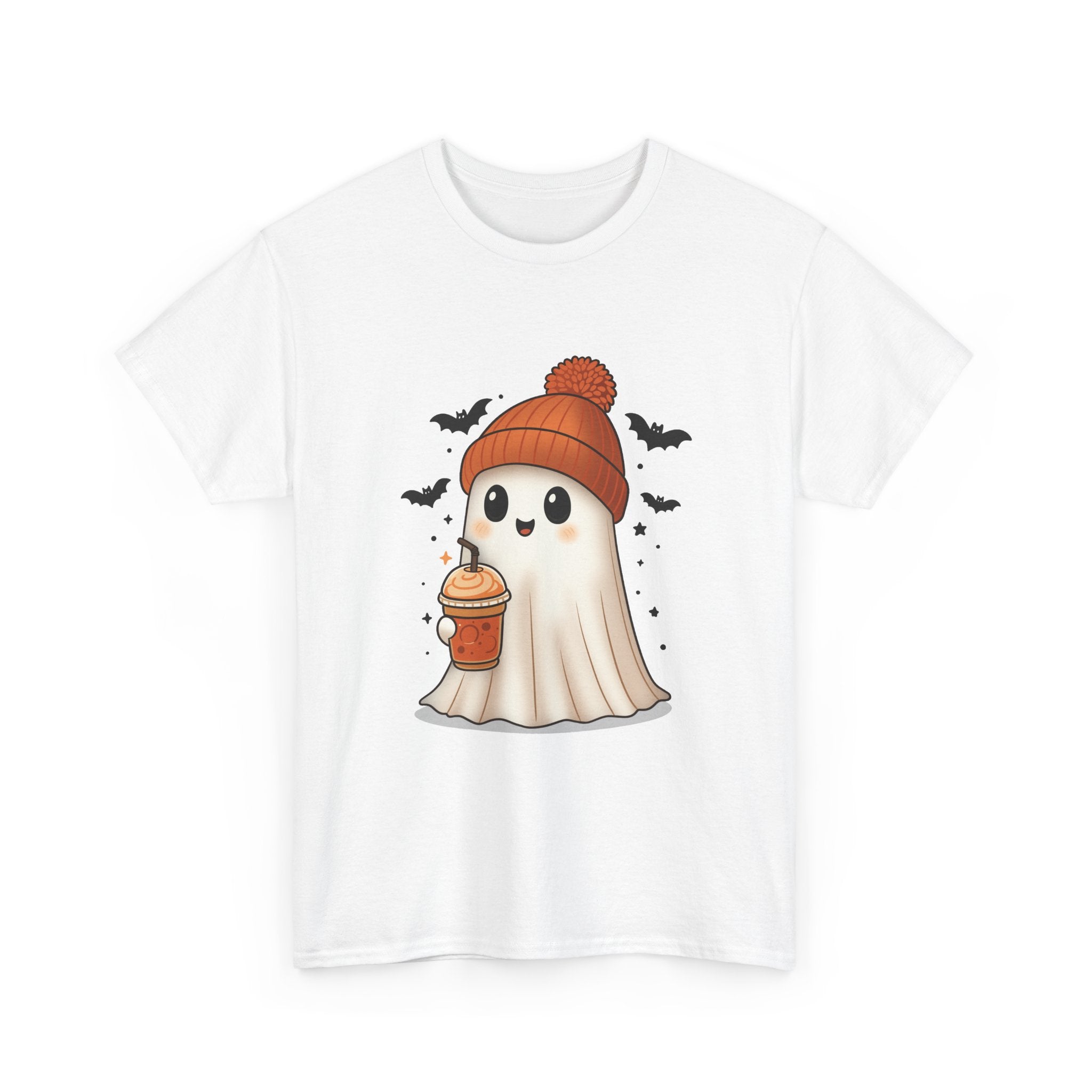 Pumpkin Spice GhostUnisex Heavy Cotton Tee