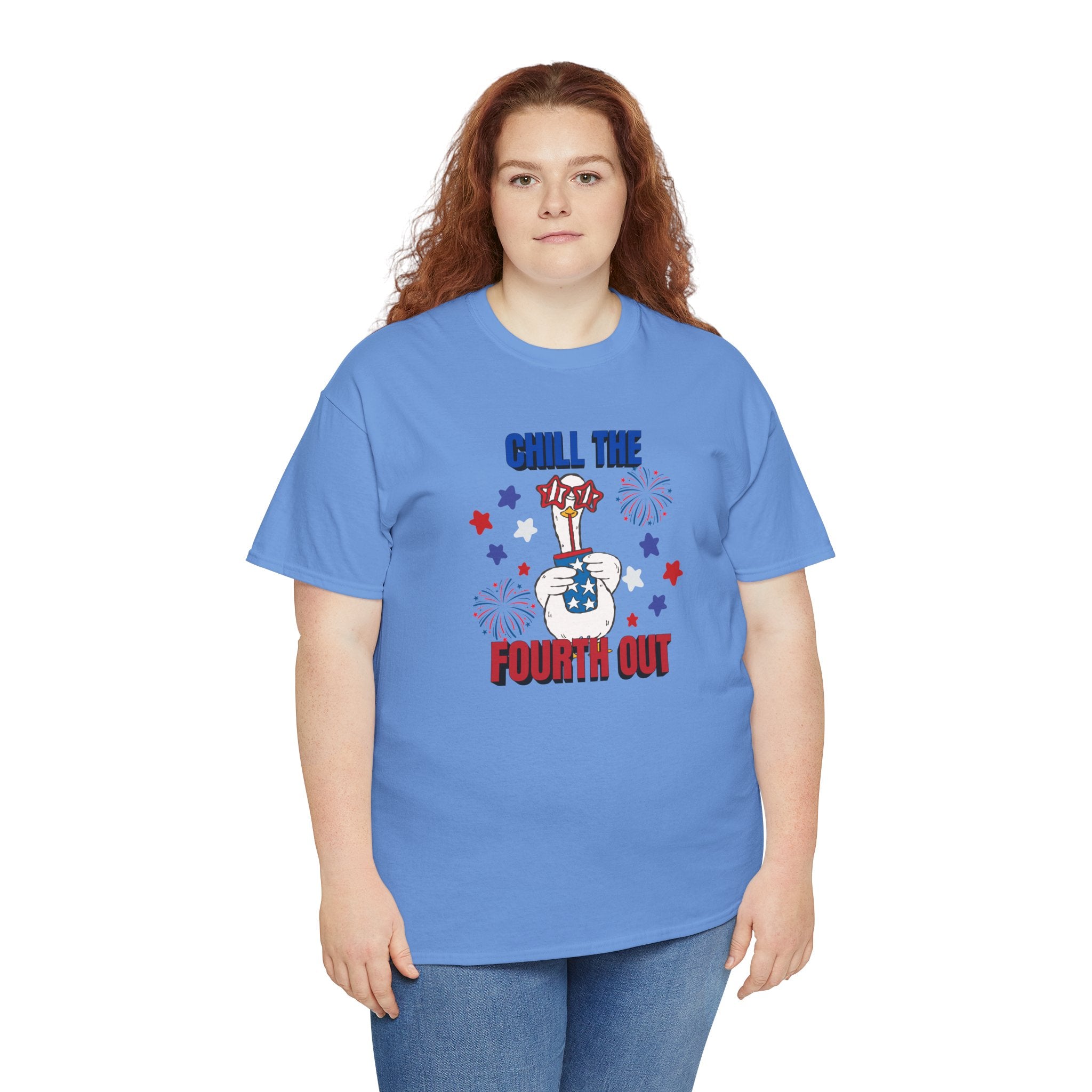 Chill the FOURTH Out - Funny Goose T-Shirt